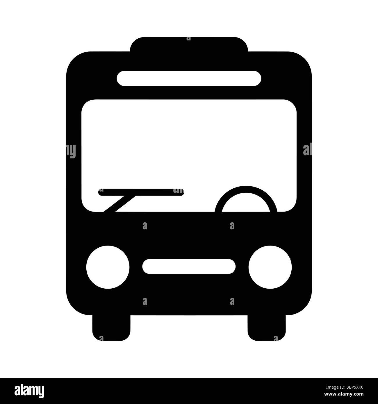 Mezzi di trasporto pubblici autobus autobus autobus autobus autobus autobus simbolo di trasporto passeggeri icona disegno grafico Illustrazione Vettoriale