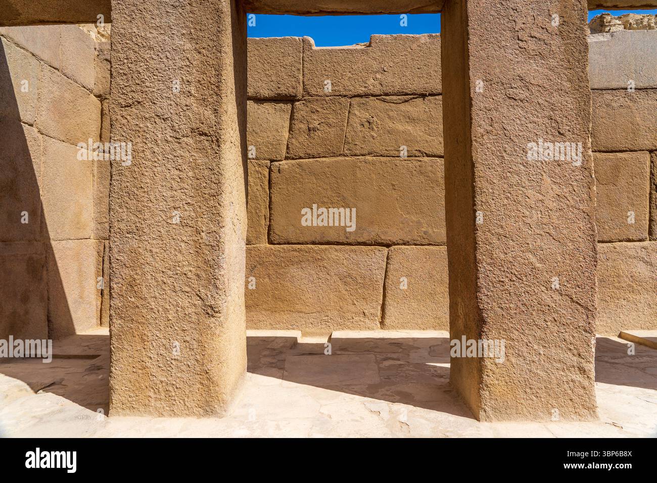 Il tempio a valle di Khafre Foto Stock