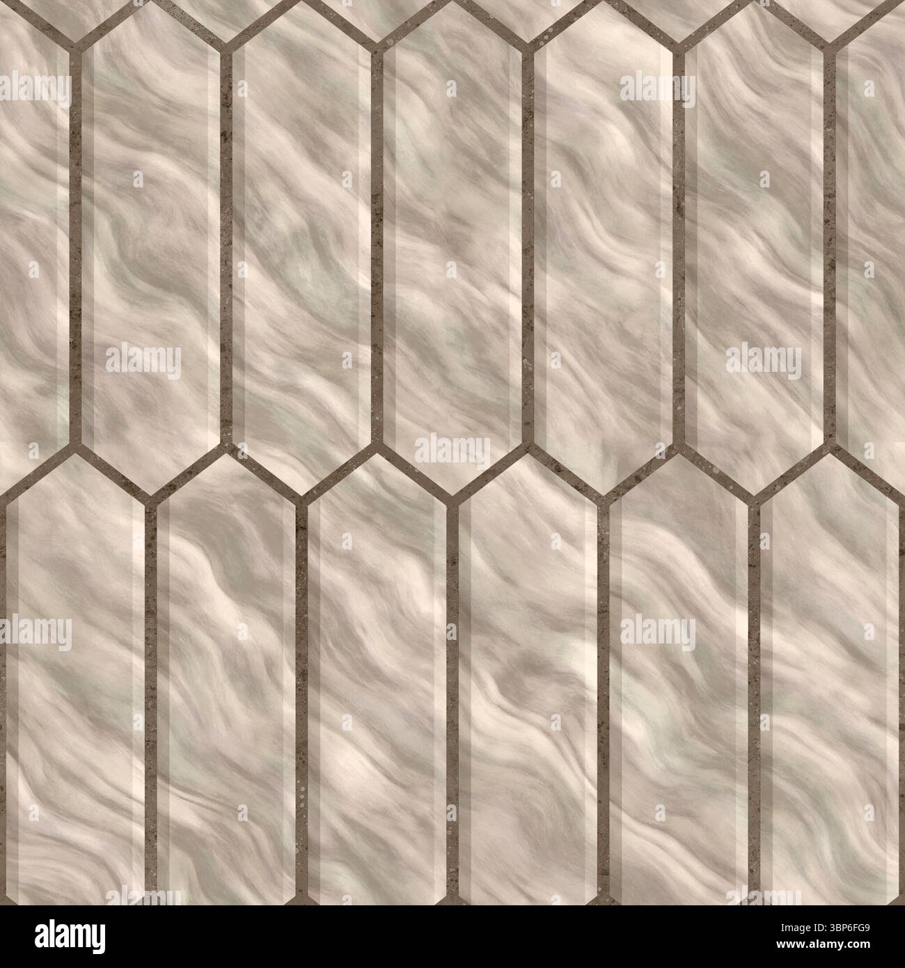 Motivo geometrico vintage senza cuciture in stile art deco. Motivo astratto senza cuciture con texture in marmo. Foto Stock