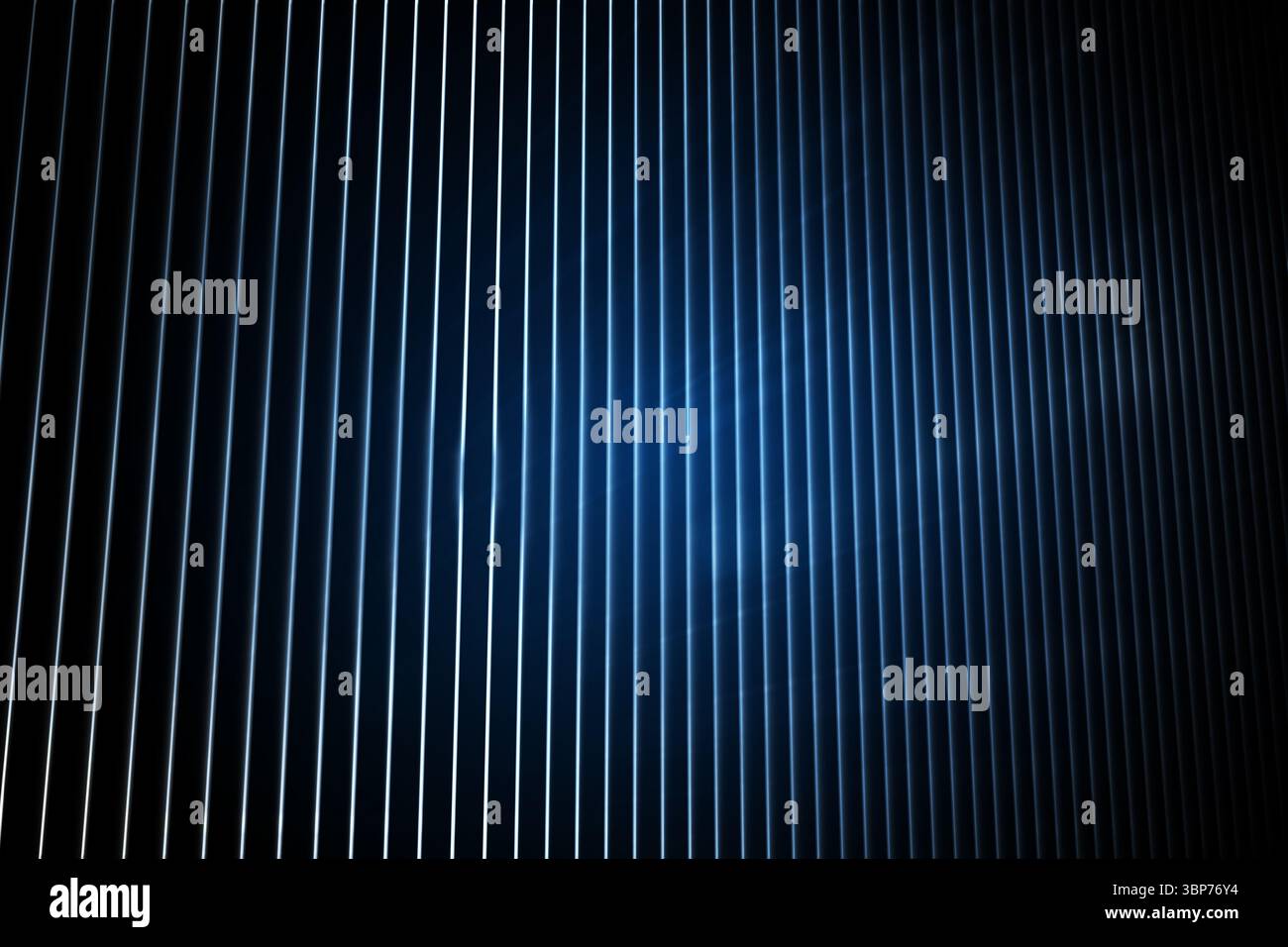 Linee lucido su sfondo nero Foto Stock