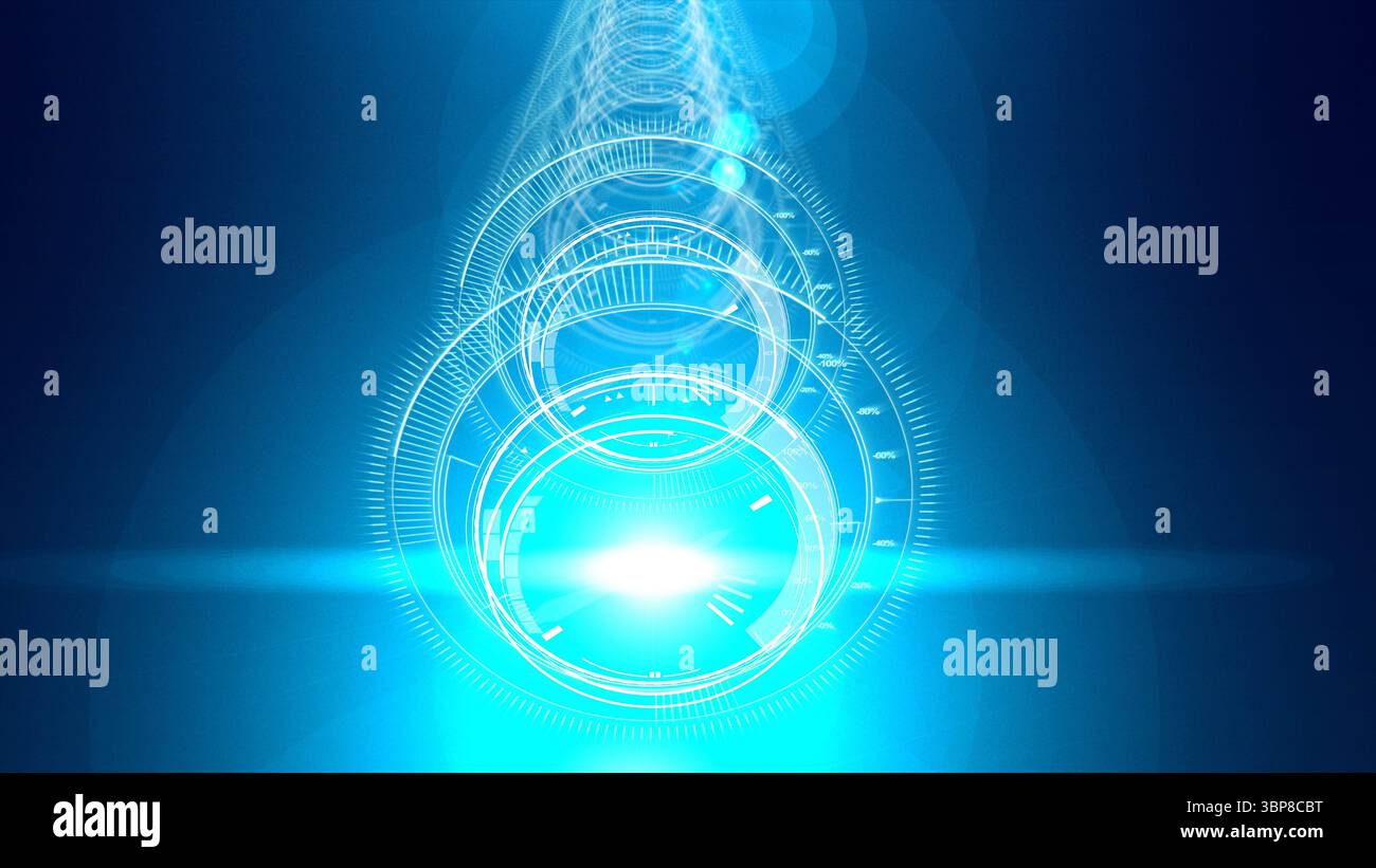 Immagine grafica del computer dell'interfaccia Foto Stock