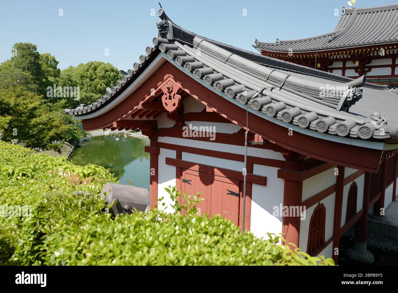 Storico tempio Byodoin a Uji, Giappone Foto Stock
