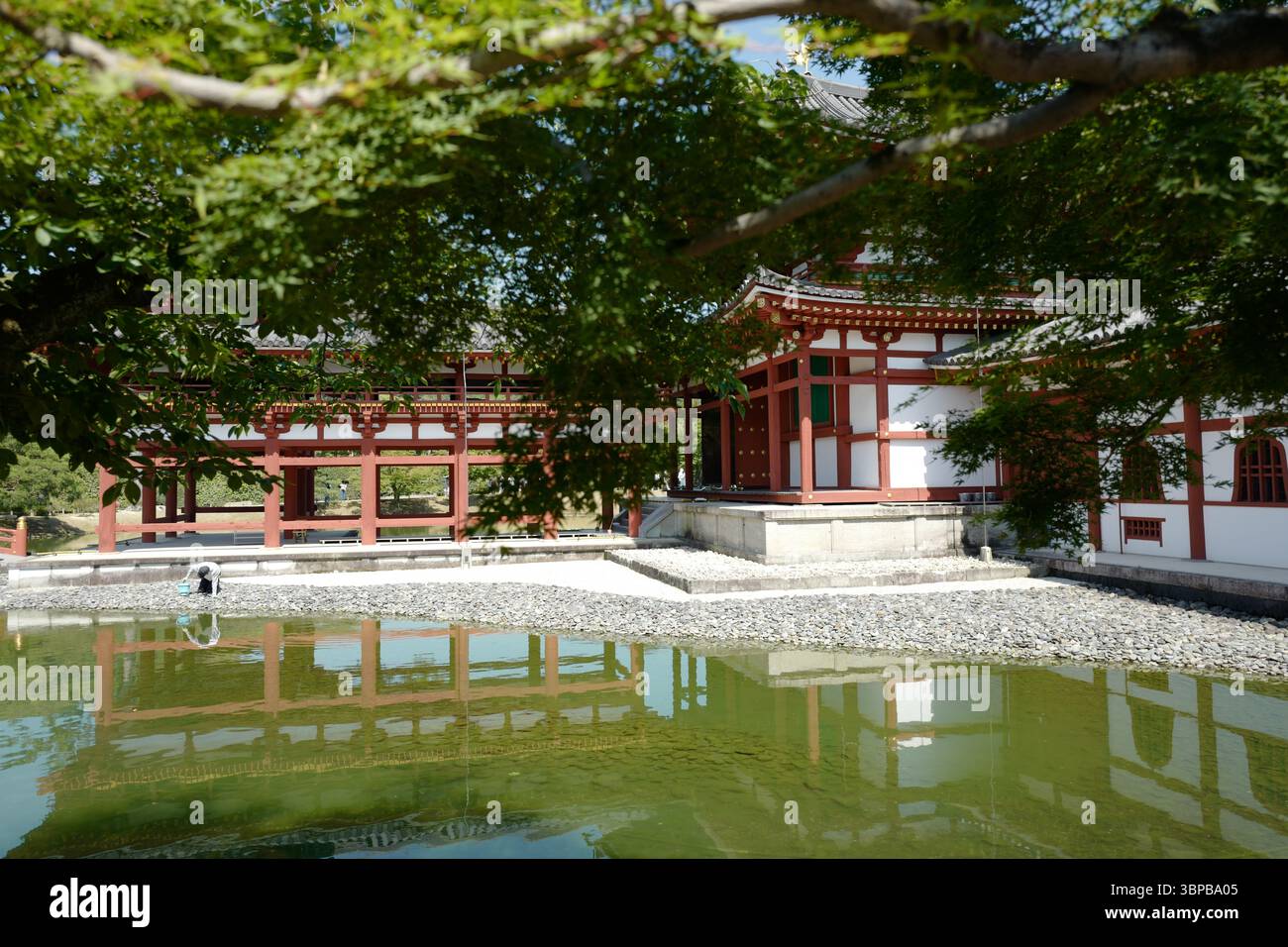 Storico tempio Byodoin a Uji, Giappone Foto Stock