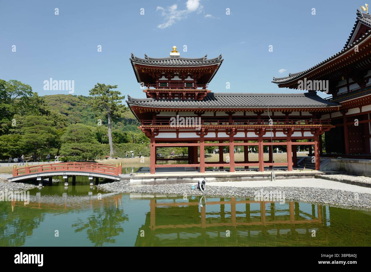 Storico tempio Byodoin a Uji, Giappone Foto Stock