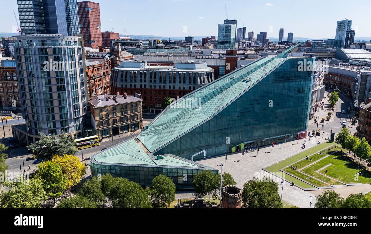 National Football Museum, Manchester, Regno Unito Foto Stock