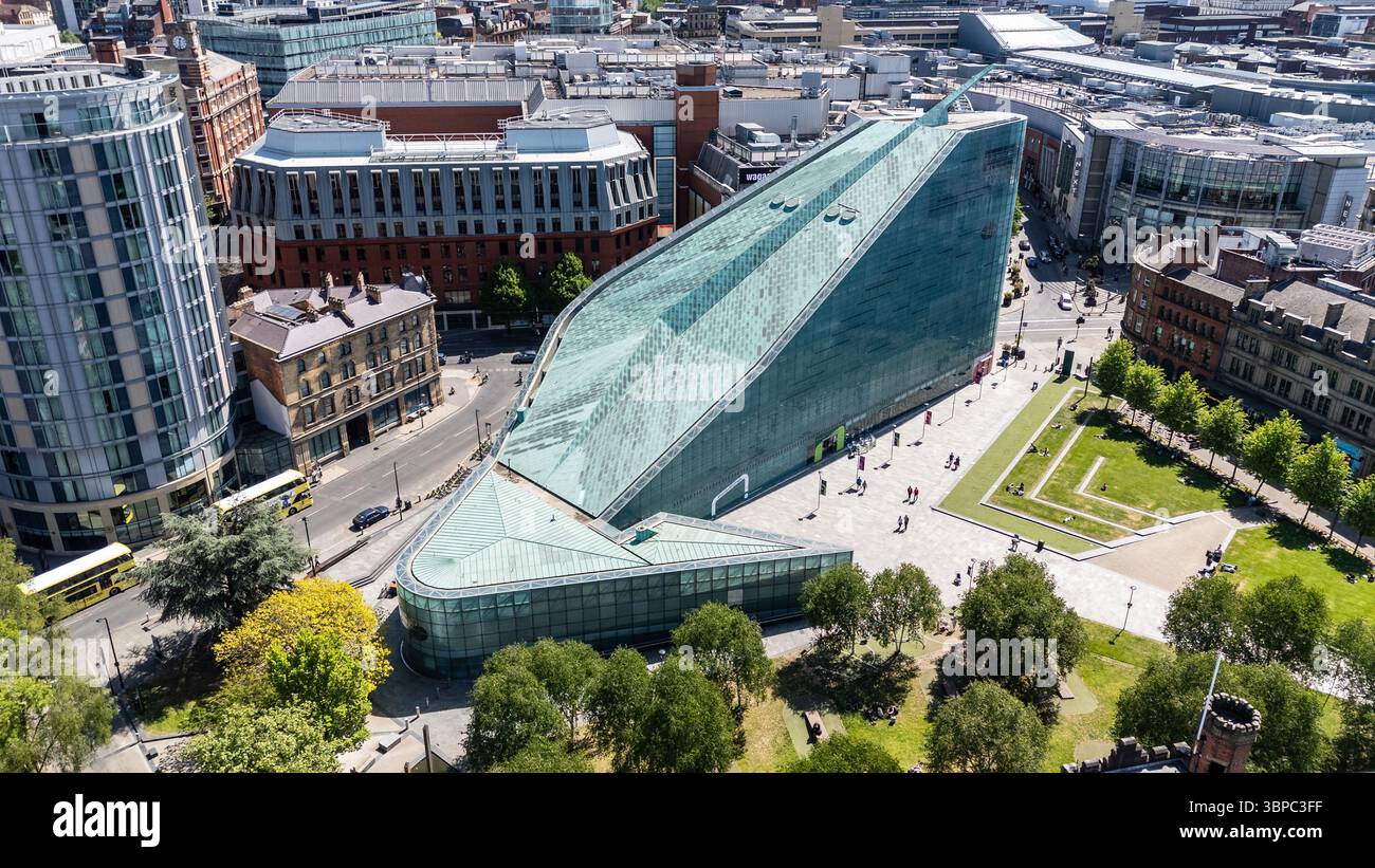 National Football Museum, Manchester, Regno Unito Foto Stock