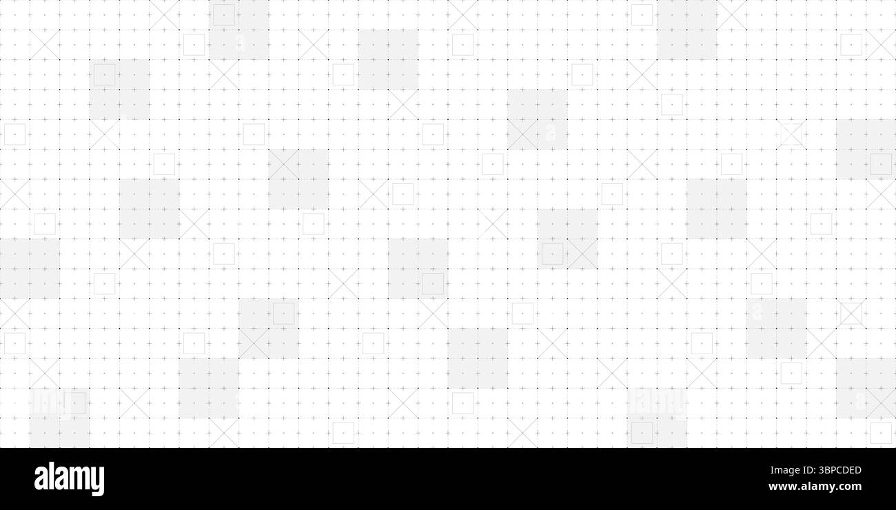 Griglia tecnologica futuristica con interfaccia HUD, mesh wireframe e linee di progetto digitali. Sfondo in bianco e nero astratto per fantascienza UI VR, intelligenza artificiale militare Illustrazione Vettoriale