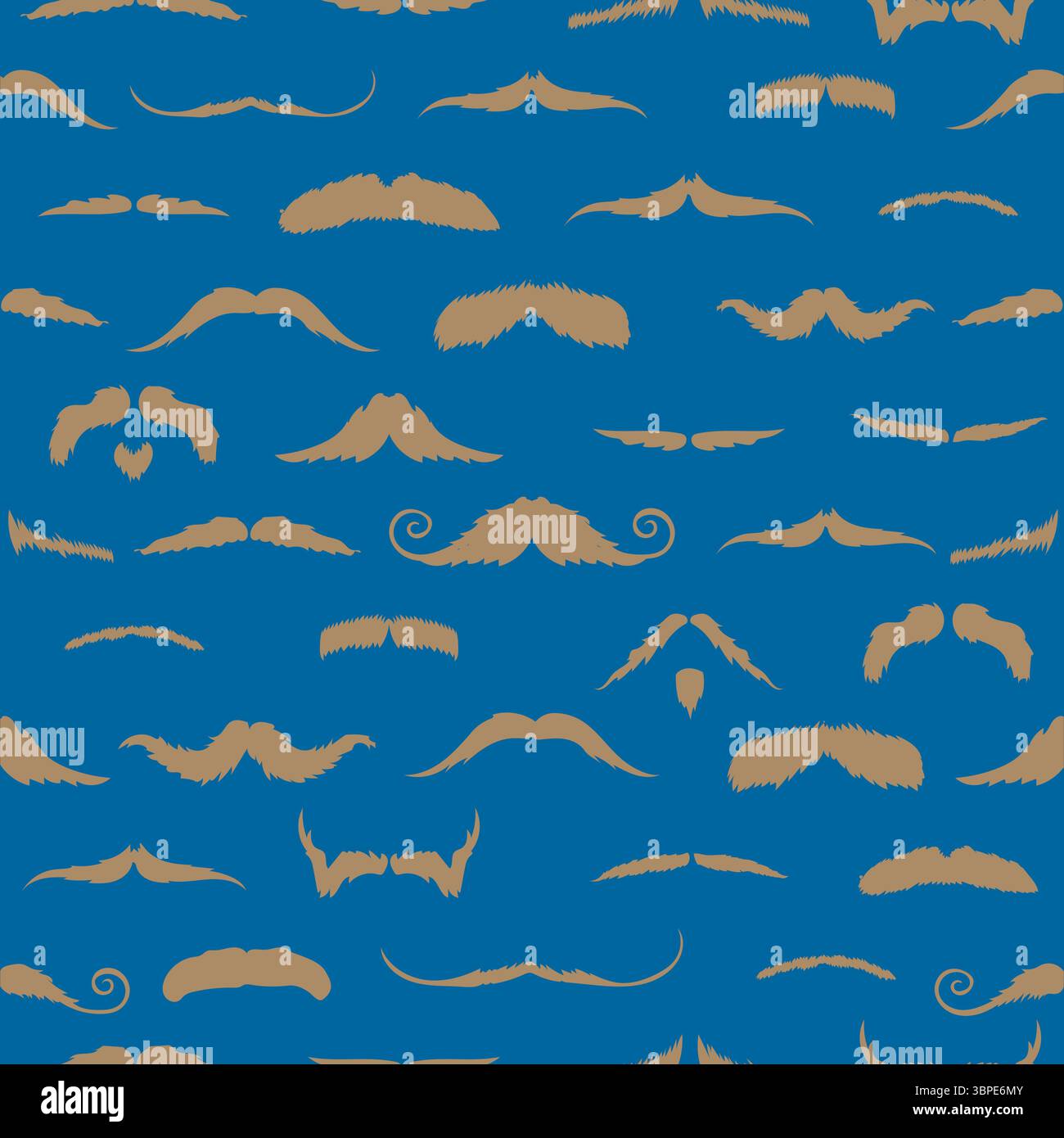 Immagine composita di mustaches Foto Stock