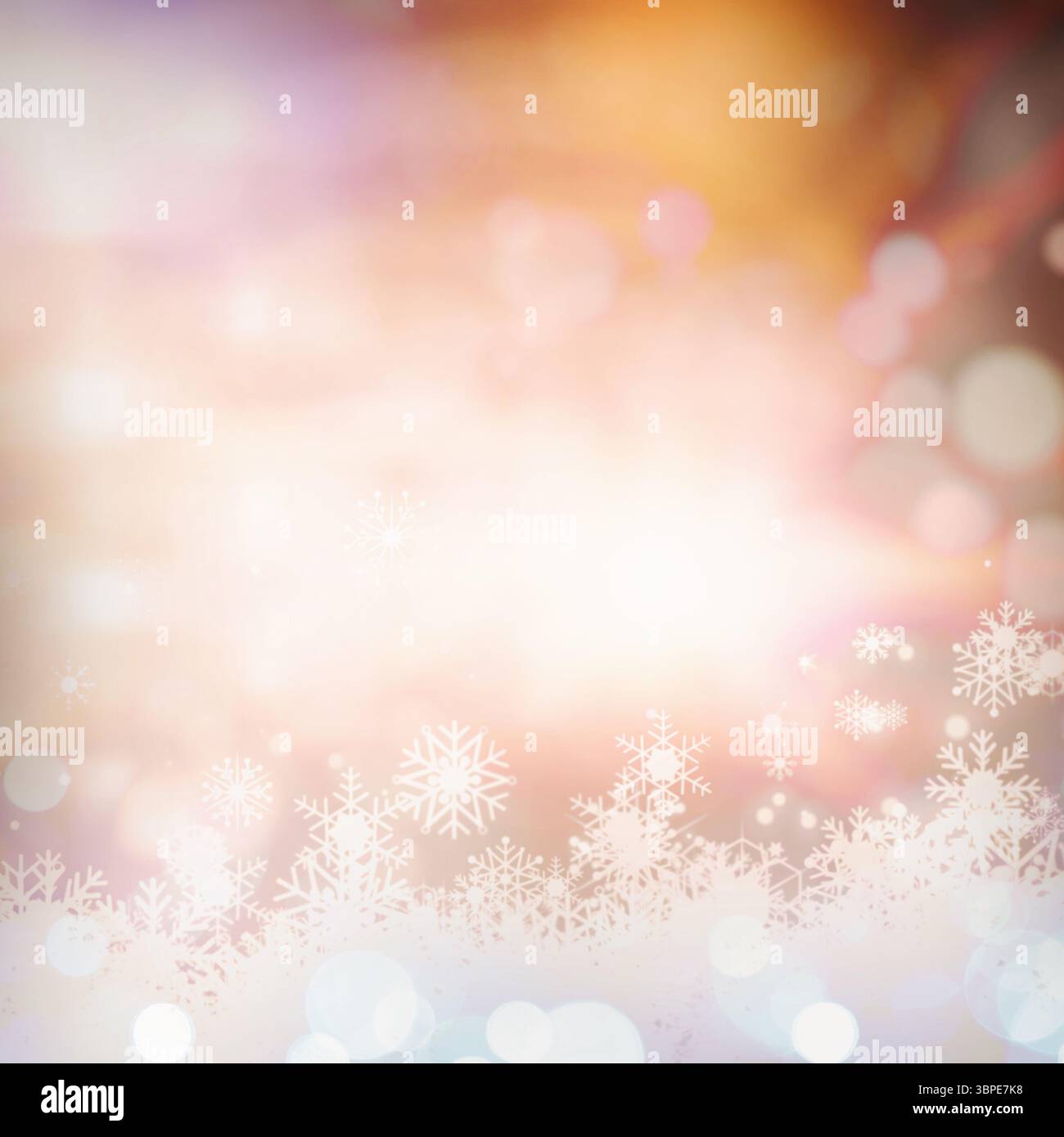 Incandescente sfondo di Natale Foto Stock