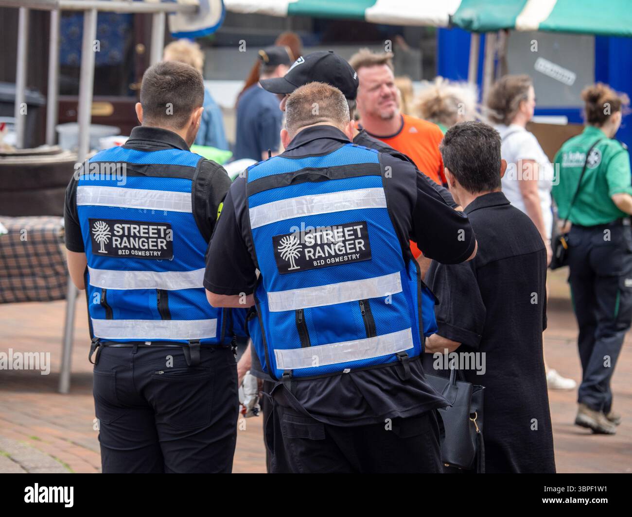 Street Rangers ad un evento a Oswestry, Powys, Galles Foto Stock