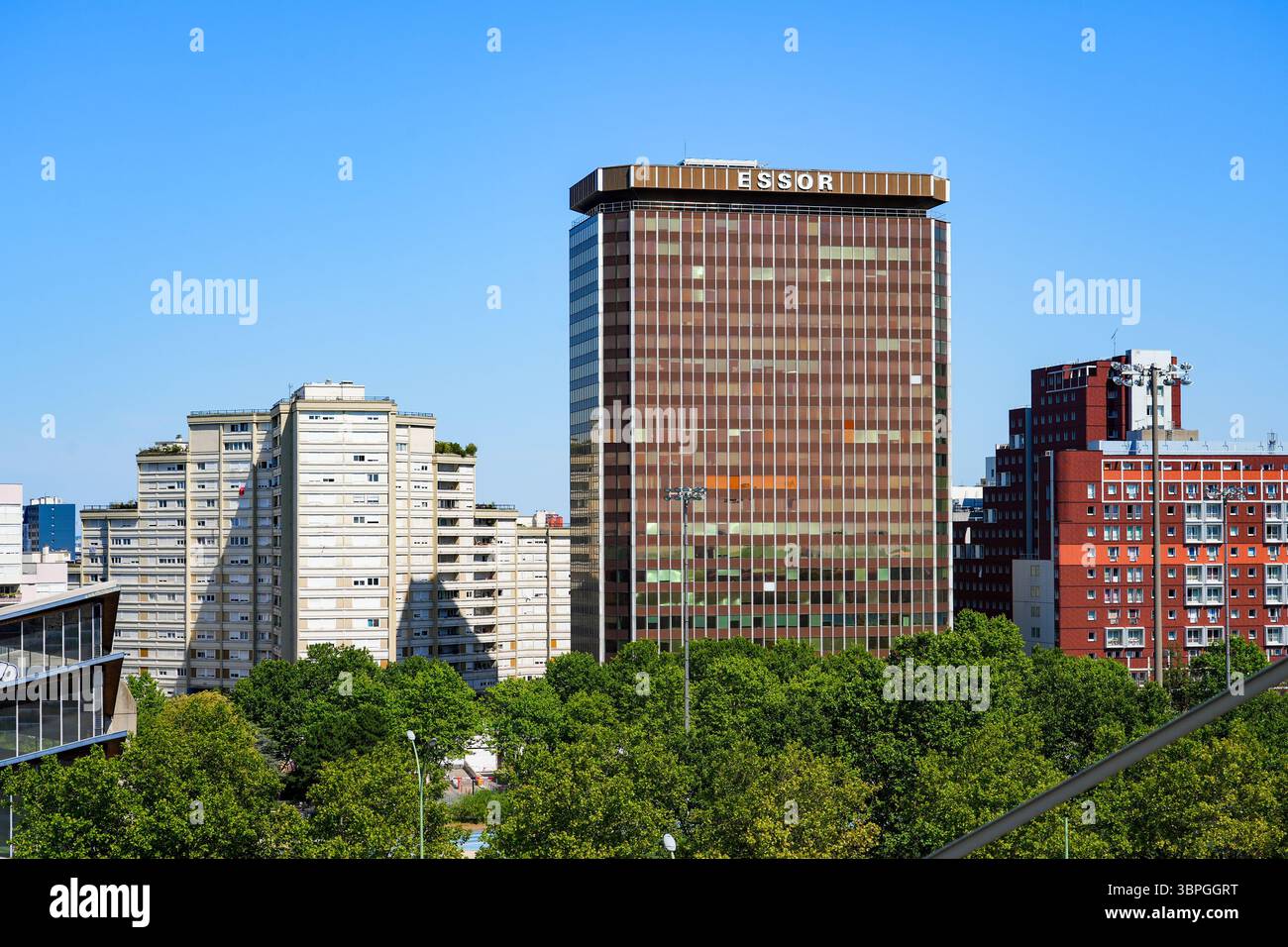 Centro affari ESSOR a Pantin (Senna Saint Denis), alla periferia di Parigi, Francia Foto Stock