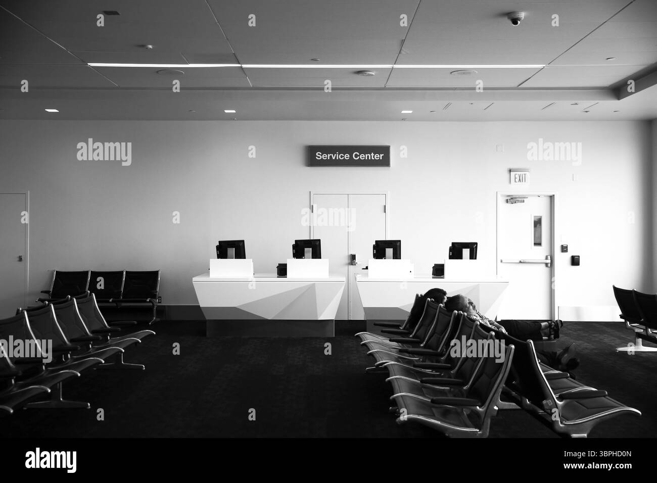 Los Angeles, Stati Uniti - 17 maggio 2016: Attrezzature e interni nell'aeroporto di Los Angeles LAX Foto Stock