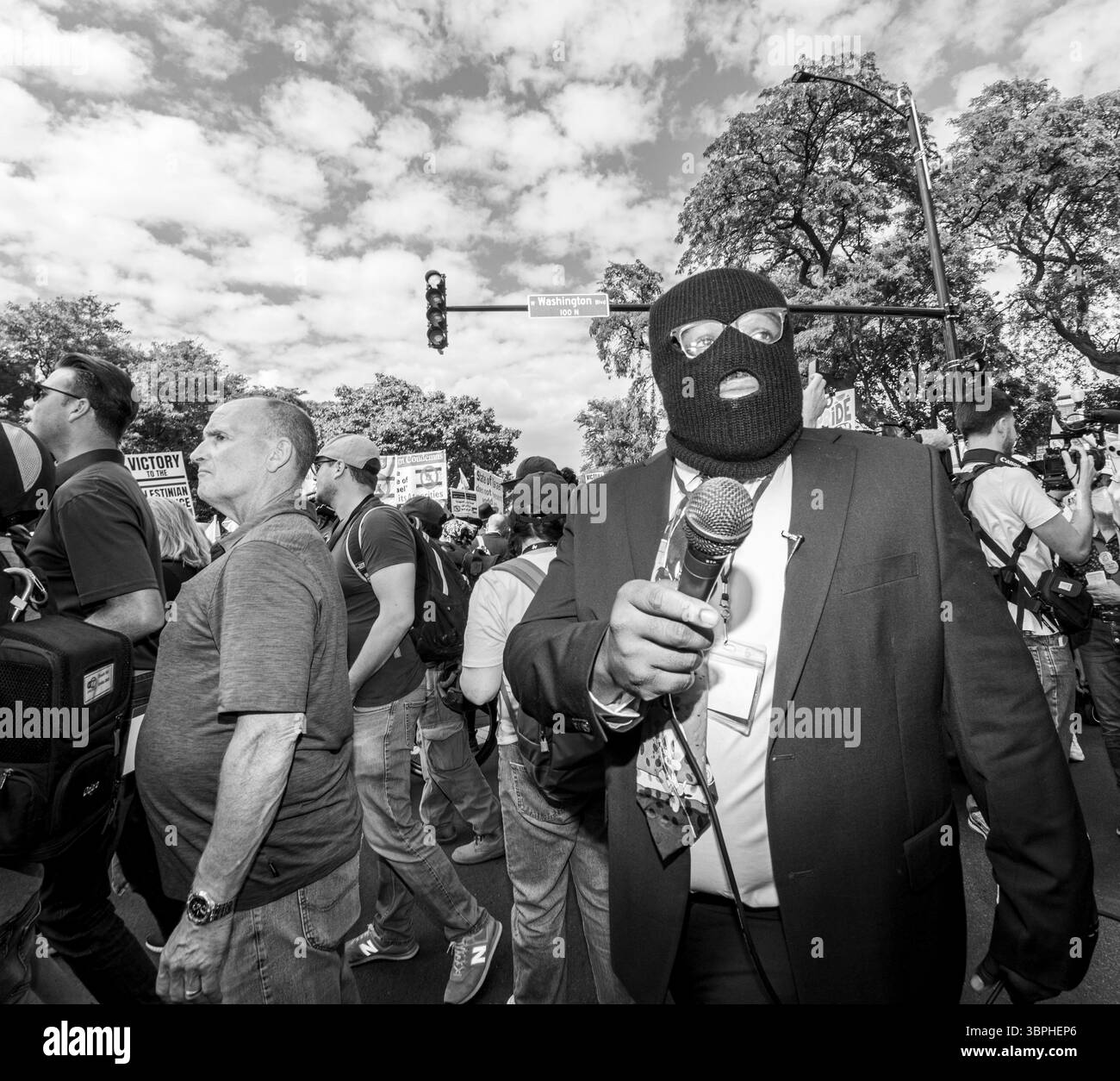 Convention Nazionale Democratica del 2024 a Chicago, Illinois. Foto Stock