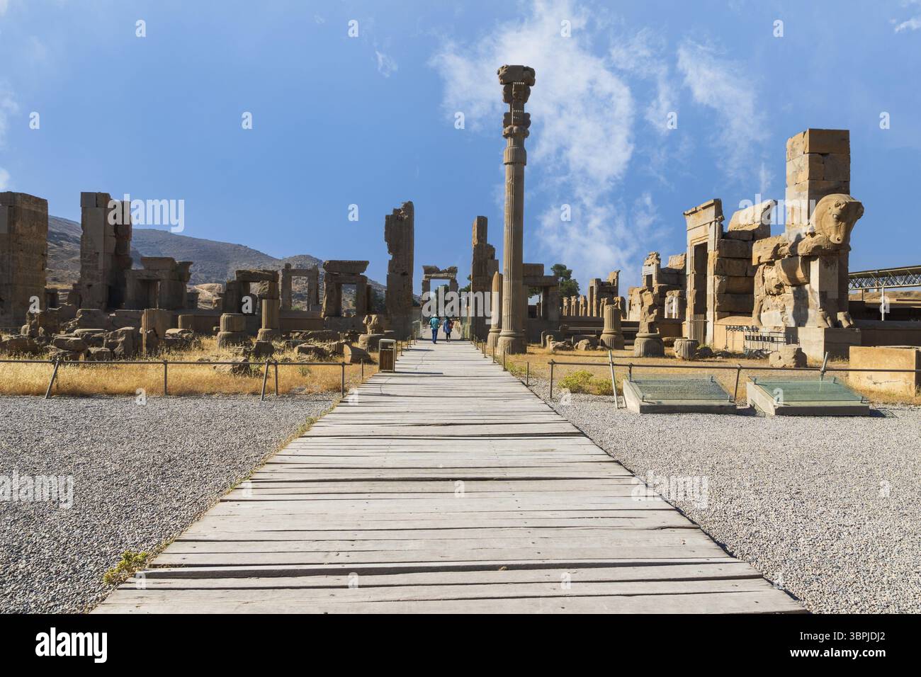 Sito archeologico di Persepoli vicino a Shiraz, Iran, Asia Foto Stock