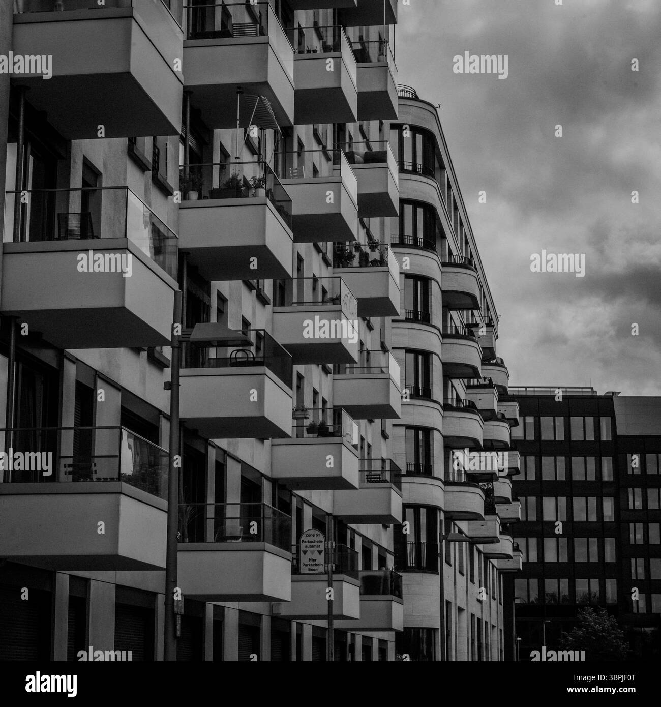 sinfonia di balconi Foto Stock