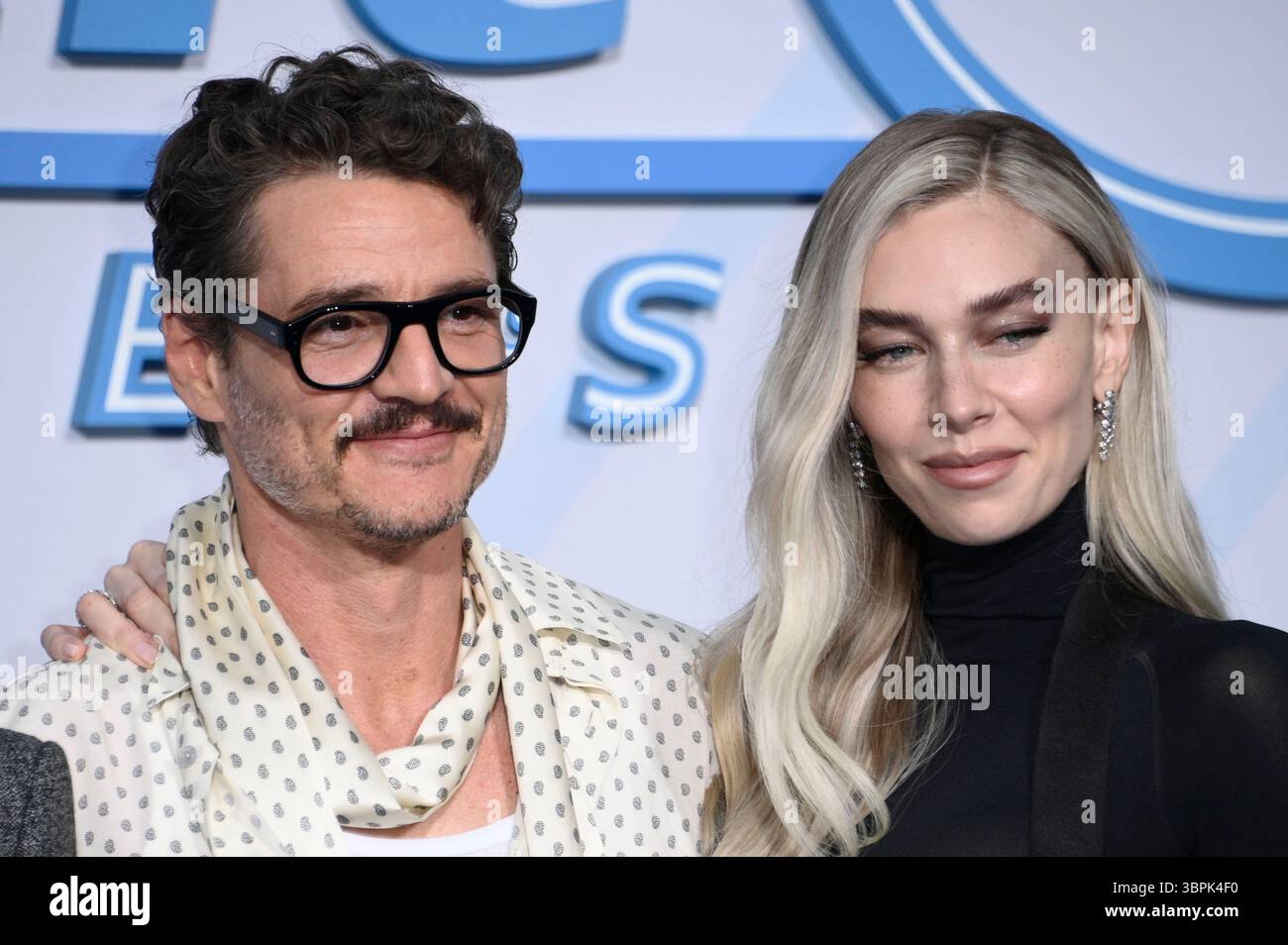 Pedro Pascal e Vanessa Kirby beim fan Event zum Kinofilm "i fantastici quattro: Primi passi" nel Das Center. Berlino, 08.07.2025 Foto Stock
