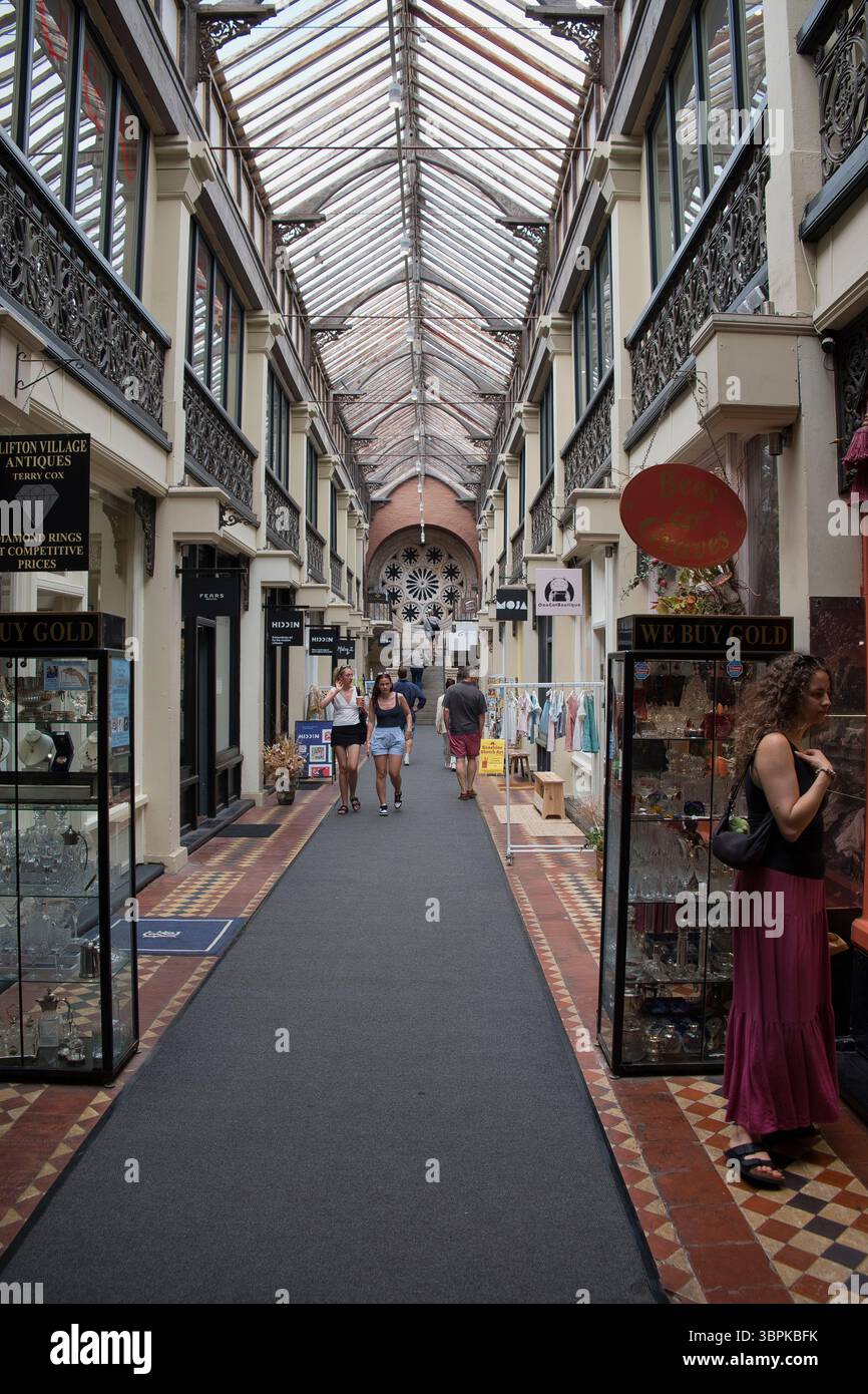 Il Clifton Arcade di Bristol Foto Stock