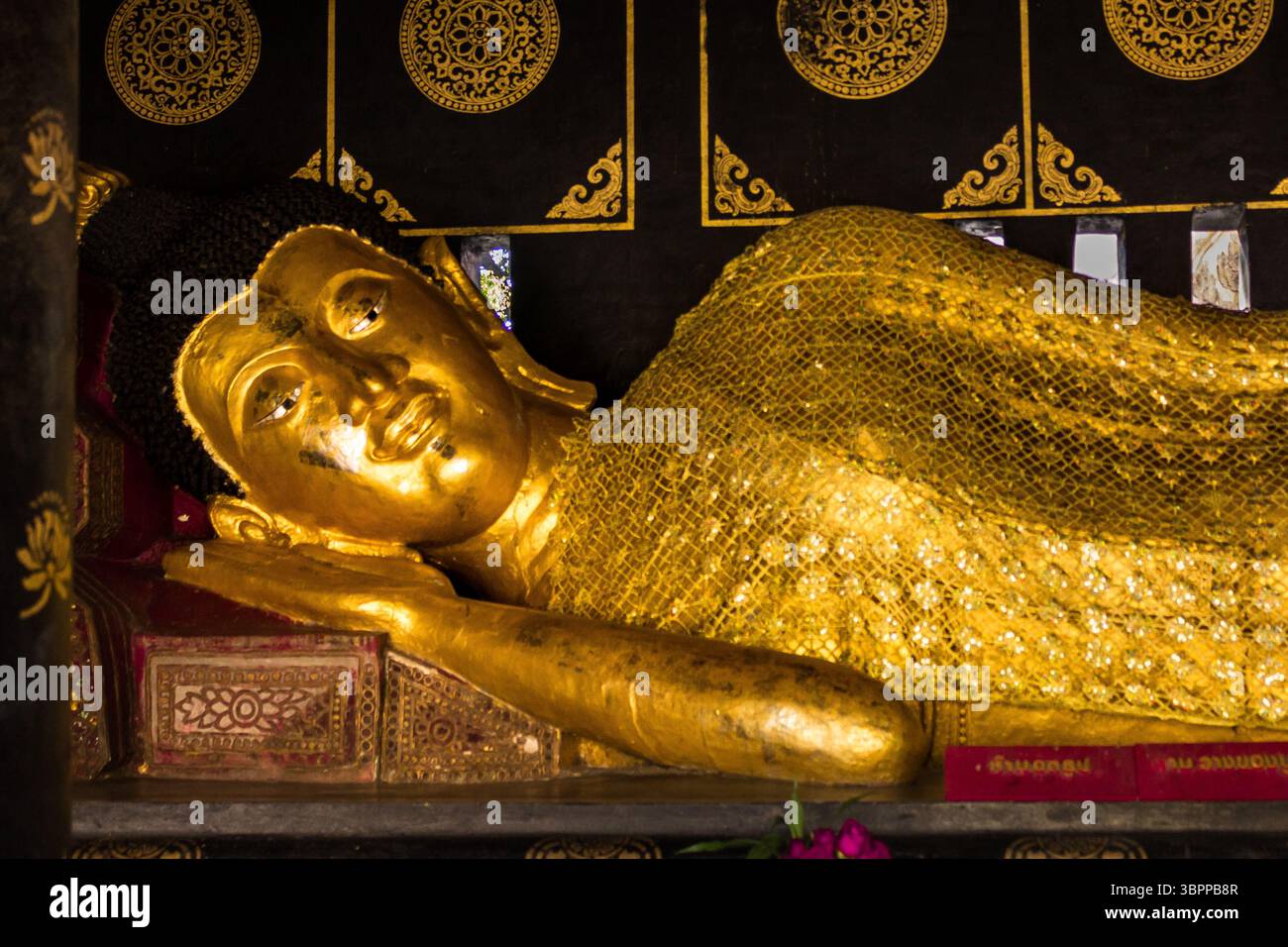 Statue di Buddha, immagini e templi in Thailandia. Collezione di arte e sculture buddiste tailandese. Sacro Dio. Immagini di Buddha per Meditazione e Spiritualità Foto Stock