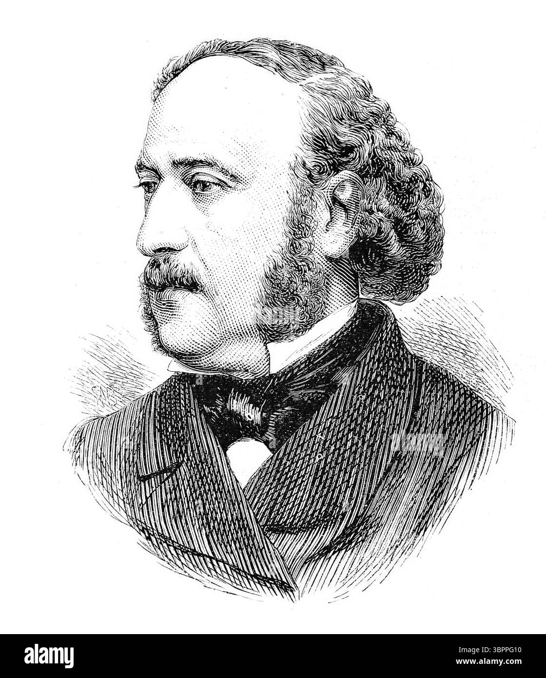 Jules Francois Simon, nato Jules-Francois-Simon Suisse (Parigi, 31 dicembre 1814 – Parigi, 8 giugno 1896), è stato un politico e filosofo francese, Historical, riproduzione di un originale con una scena del XIX secolo Foto Stock