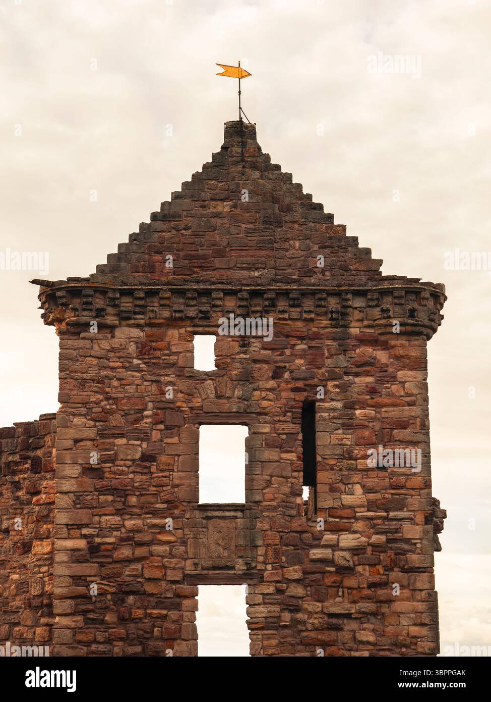 Rovine del castello di St Andrews, St Andrews, Fife, Scozia, Regno Unito, GB. Foto Stock Rovine del castello di St Andrews, St Andrews, Fife, Scozia, Regno Unito, GB. Foto Stock