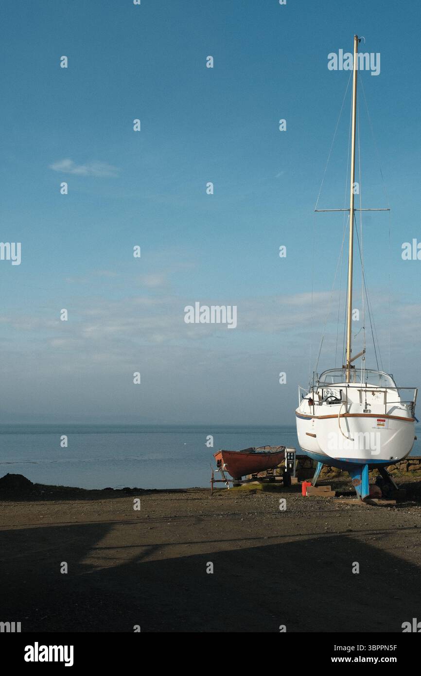 Staring al mare Foto Stock