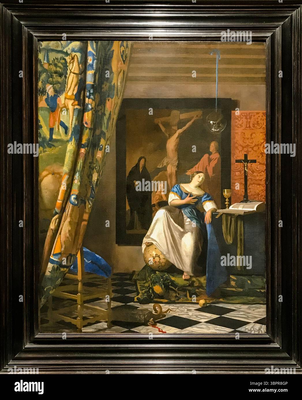 New York, New York - 19 febbraio 2019: Mostre e opere d'arte al Metropolitan Museum of Art di New York Foto Stock