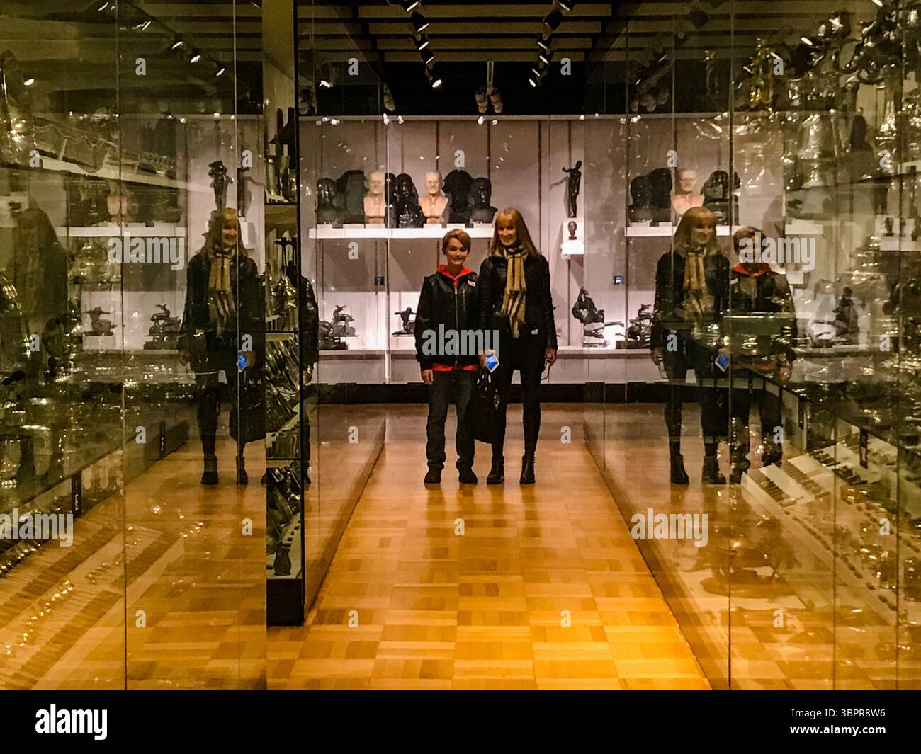New York, New York - 19 febbraio 2019: Mostre e opere d'arte al Metropolitan Museum of Art di New York Foto Stock