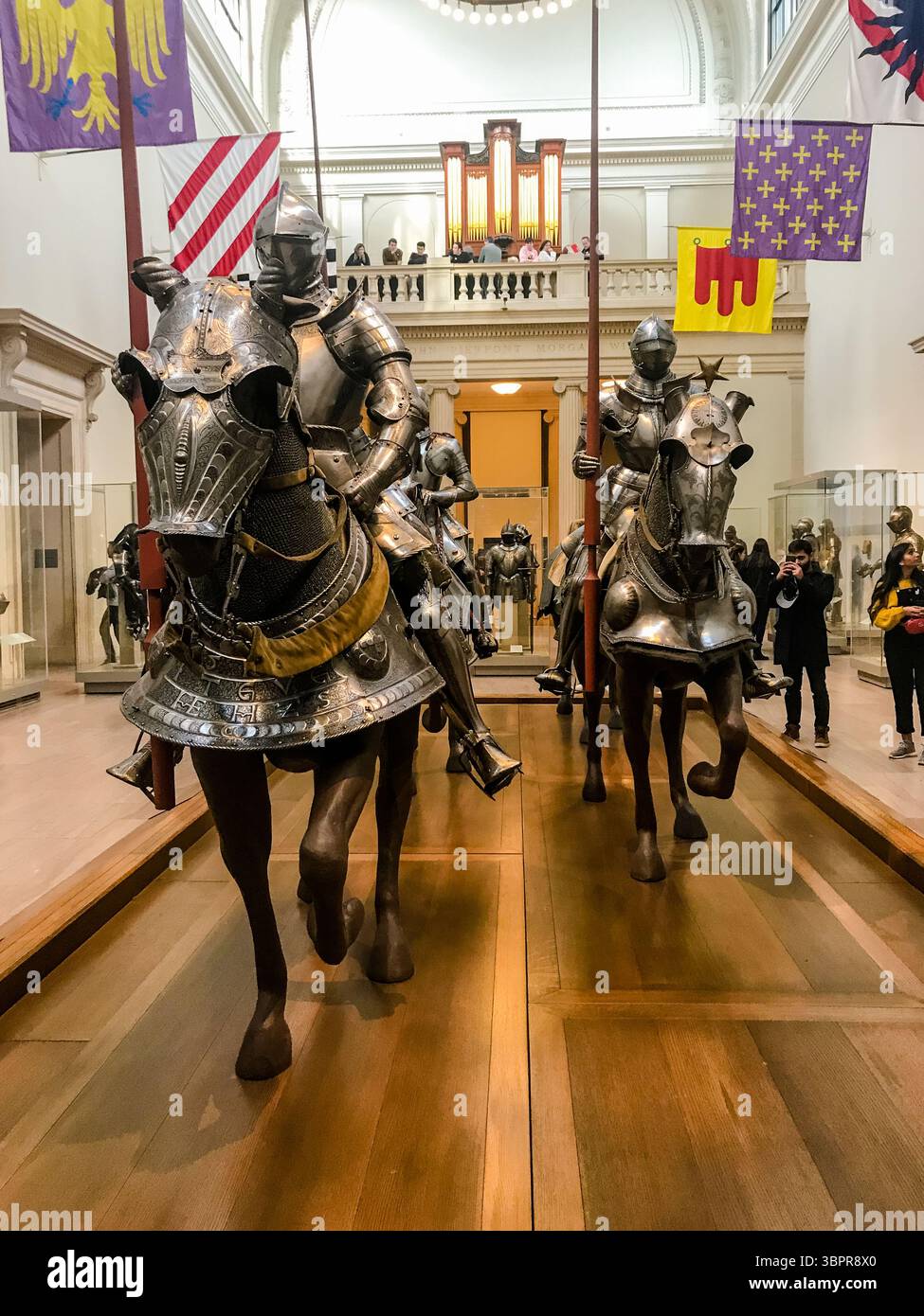 New York, New York - 19 febbraio 2019: Mostre e opere d'arte al Metropolitan Museum of Art di New York Foto Stock