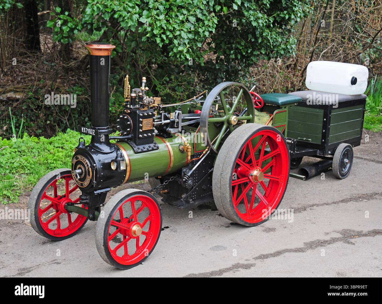 Motore di trazione di Small Burrell. Foto Stock