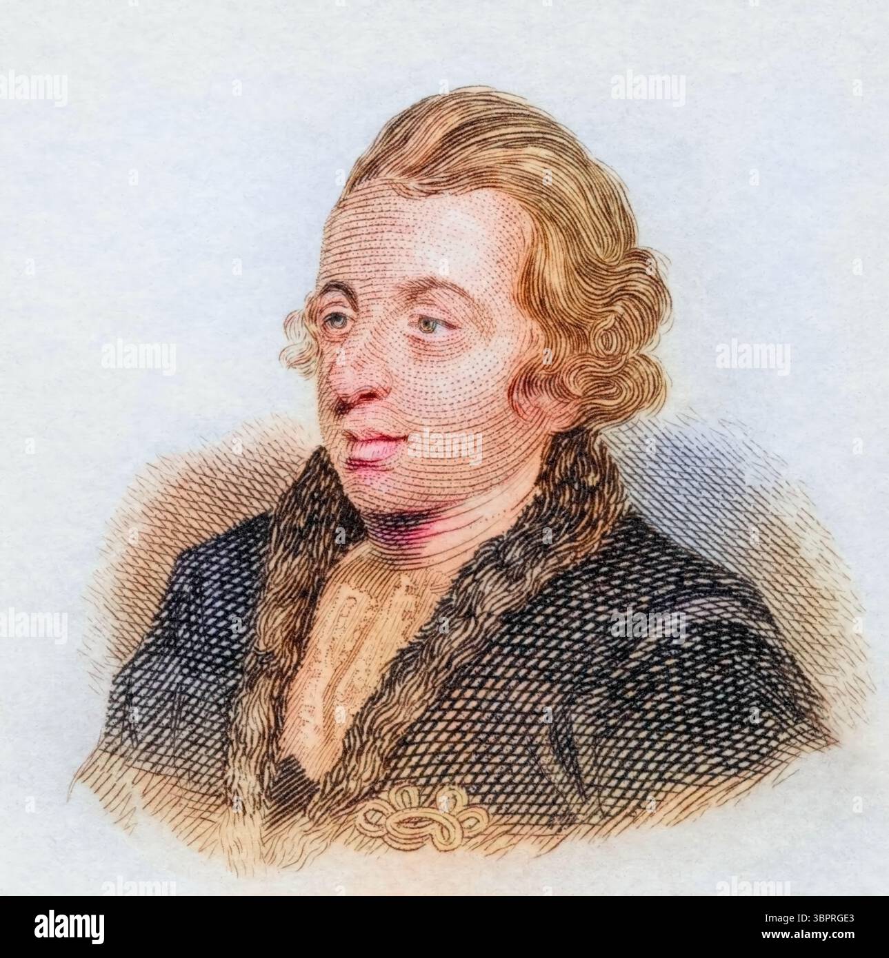 "George Colman der Ältere, (geb. Aprile 1732 a Florenz; getauft am 18. Aprile 1732 a Florenz, gest. 14. Agosto 1794 a Londra) War ein englischer Dramatiker und Theaterleiter' Foto Stock