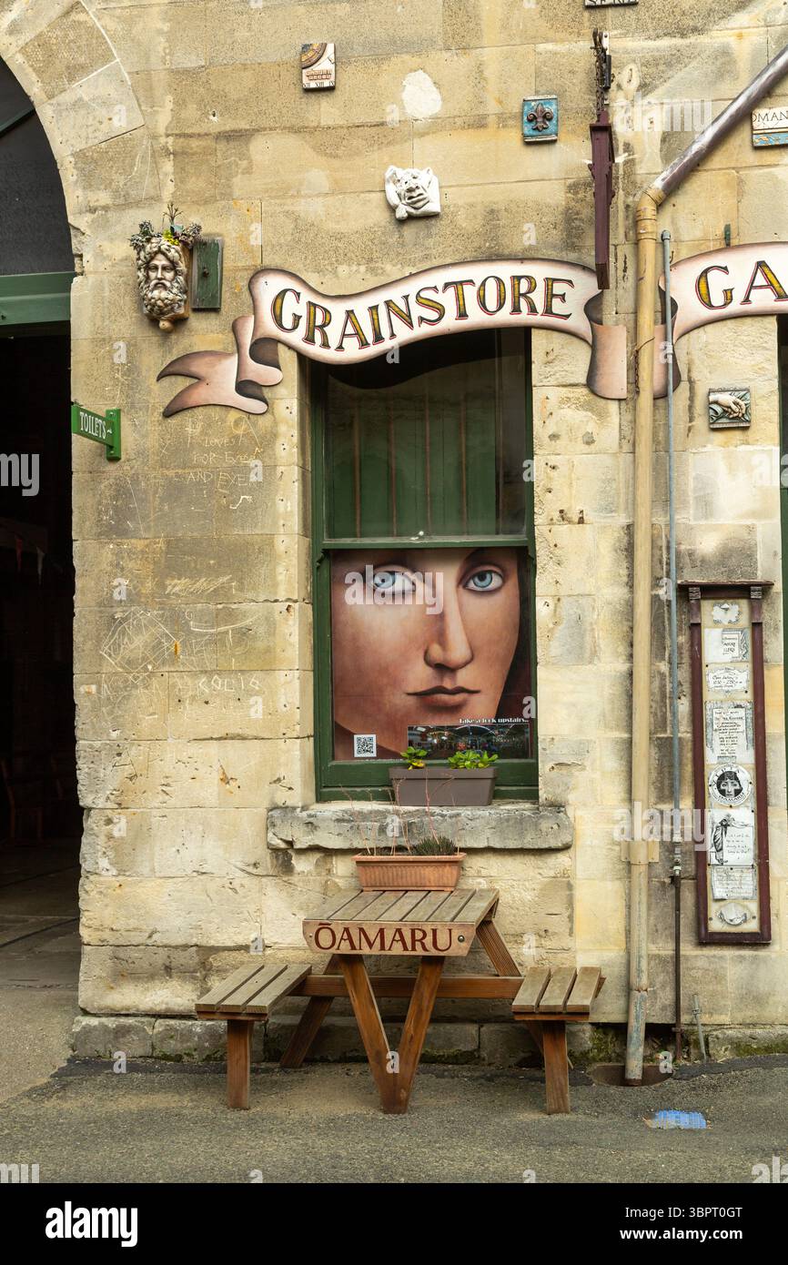 L'Heritage Precinct di Oamaru presenta il paesaggio vittoriano meglio conservato della nuova Zelanda, Waitaki, nuova Zelanda Foto Stock