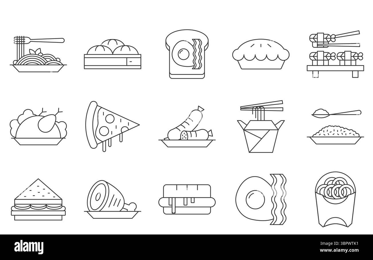 Design floreale ornamentale Un classico elemento floreale bianco e nero caratterizzato da eleganti foglie curve e dettagli intricati. Perfetto per l'uso in Illustrazione Vettoriale