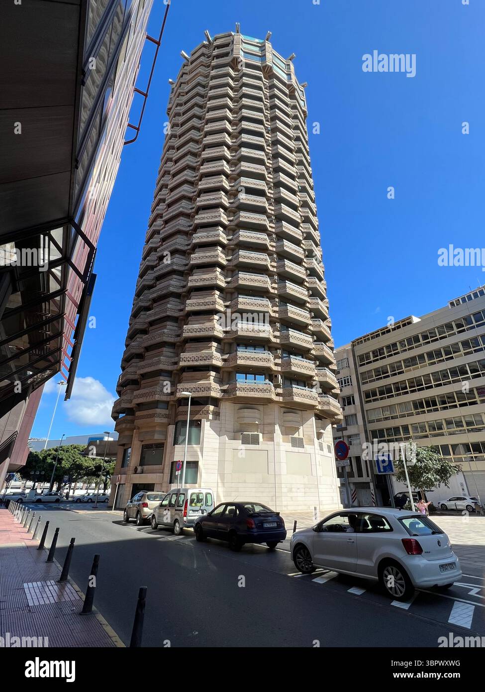 Las Palmas, Gran Canaria, Spagna - Marte 13, 2022. AC Hotel Gran Canaria Marriott. Foto Stock