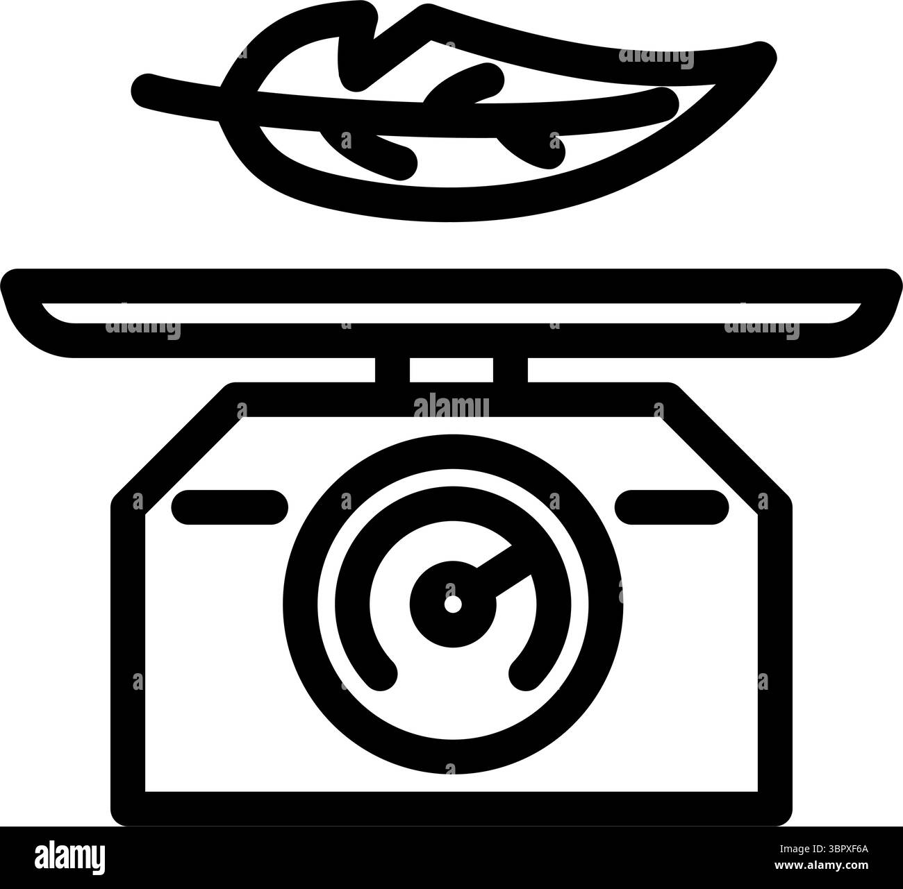 illustrazione vettoriale dell'icona della linea a peso leggero Illustrazione Vettoriale