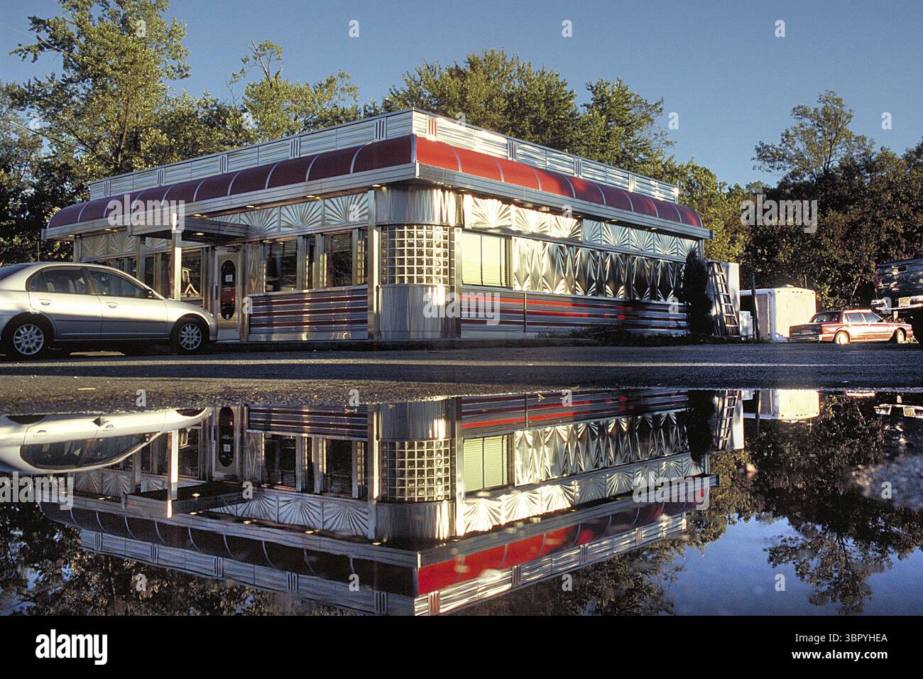 Diner Restaurant, ristorante tipico del Nord America, New Jersey, USA Foto Stock
