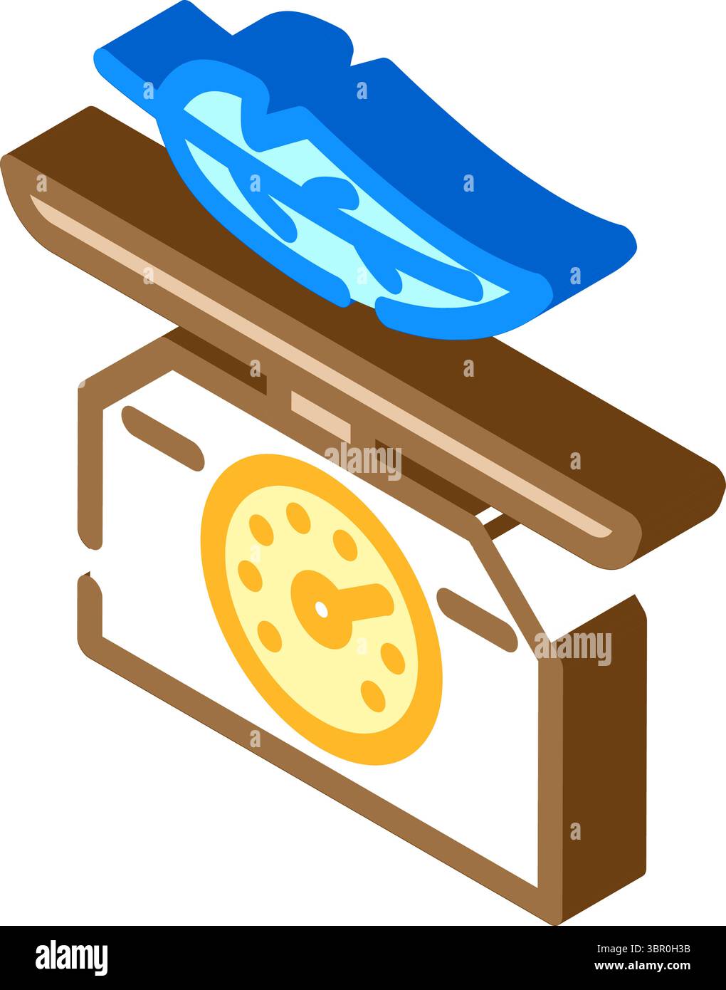 illustrazione vettoriale con icone isometriche a peso leggero Illustrazione Vettoriale