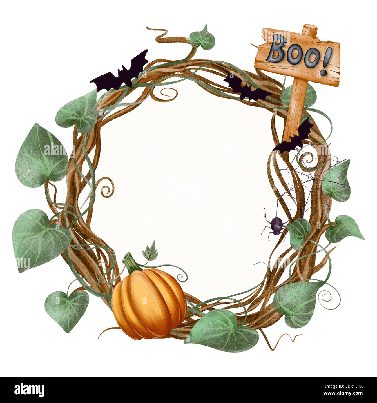 Halloween Fai Da Te: 12 Cornici Zucca In Legno Per Carillon Vento E Decorazioni Da Colorare Per Bambini - 5