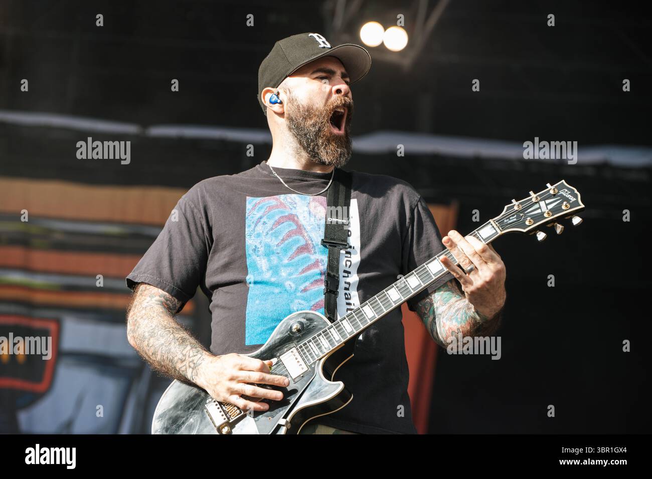 New Found Glory si esibisce dal vivo al Slam Dunk festival uk, 25 maggio 2025 Foto Stock