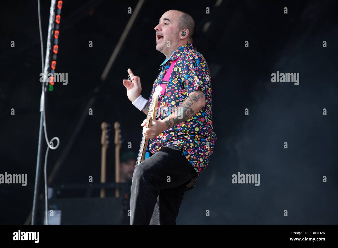 New Found Glory si esibisce dal vivo al Slam Dunk festival uk, 25 maggio 2025 Foto Stock