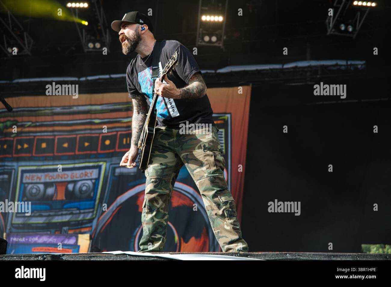 New Found Glory si esibisce dal vivo al Slam Dunk festival uk, 25 maggio 2025 Foto Stock