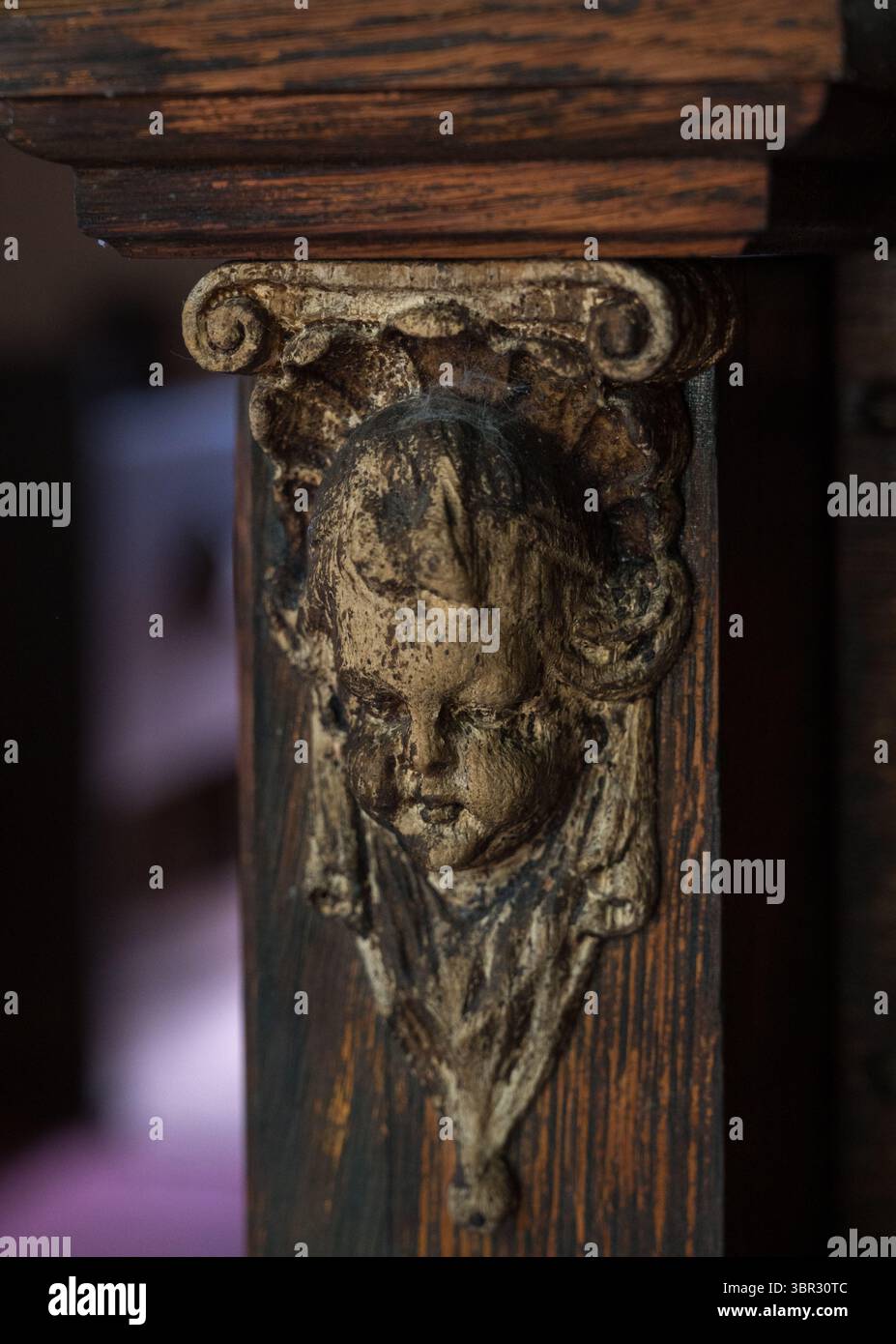 Dettaglio in un edificio abbandonato Foto Stock