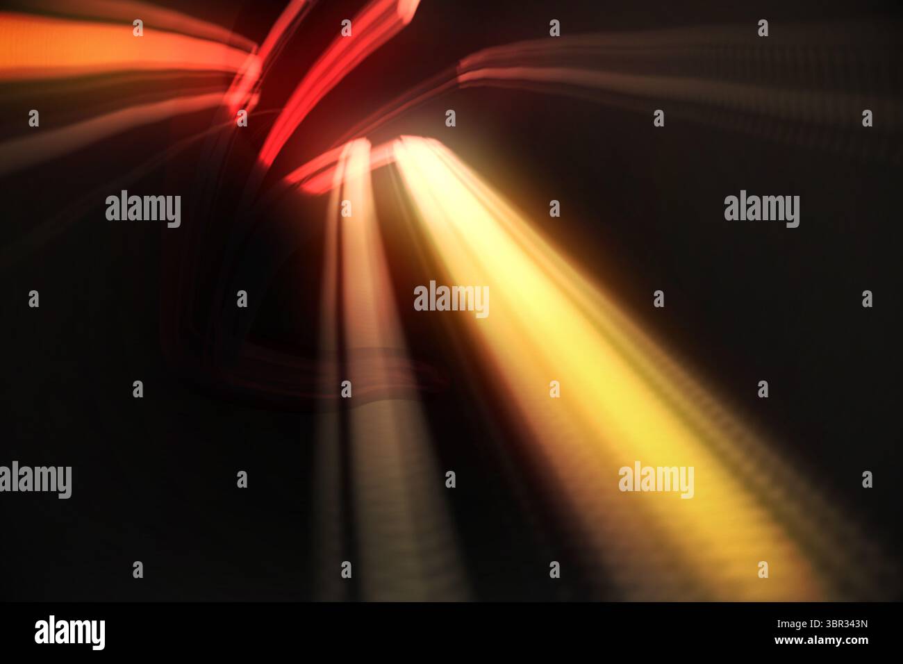 Gorgo Rosso con luce arancione Foto Stock