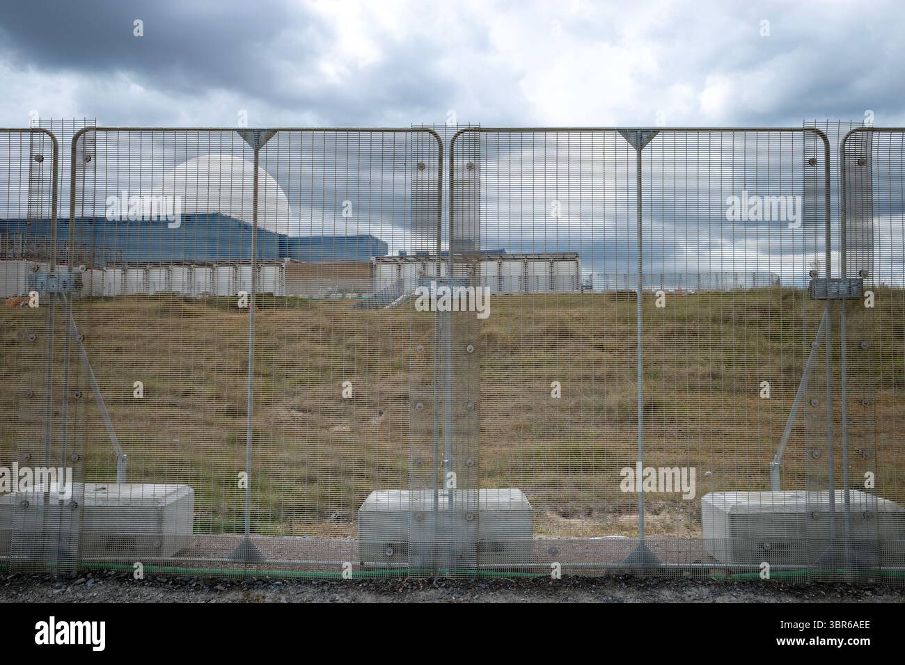 Cantiere Sizewell C Suffolk Foto Stock