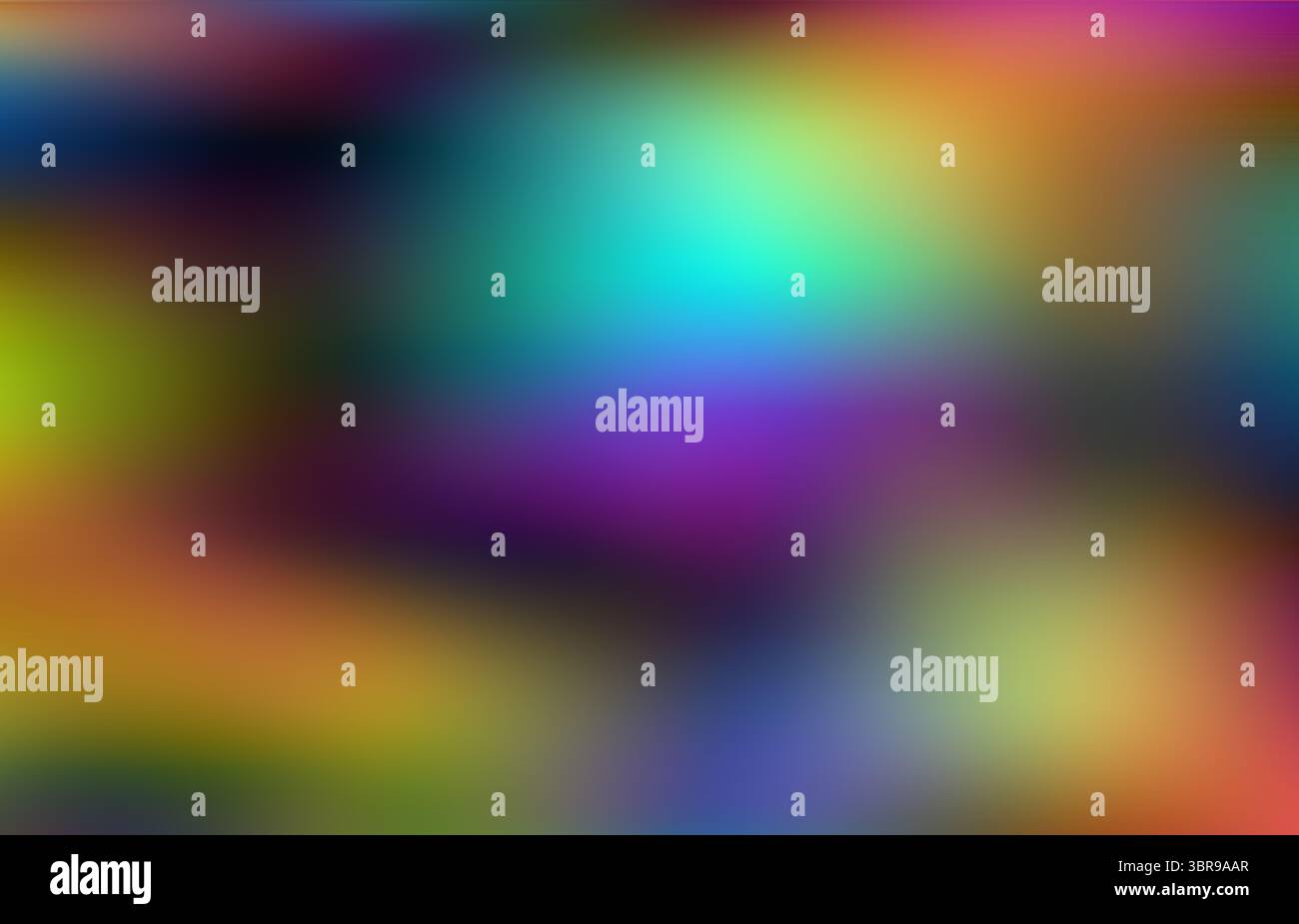 Esplosione astratta di colori spettrali in movimento, creatività e immaginazione. Foto Stock