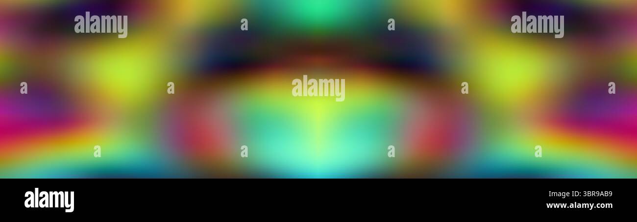 Esplosione astratta di colori spettrali in movimento, creatività e immaginazione. Foto Stock