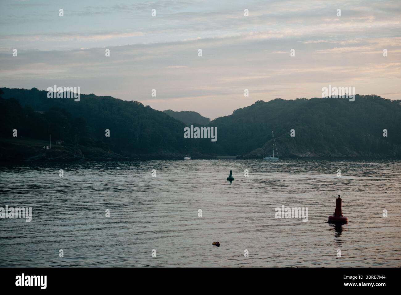 Pittoresca cittadina di pescatori sulla costa meridionale del Devon, Regno Unito. Brixham è un paradiso per i vacanzieri, turisti che amano un'accogliente cittadina di mare. Foto Stock