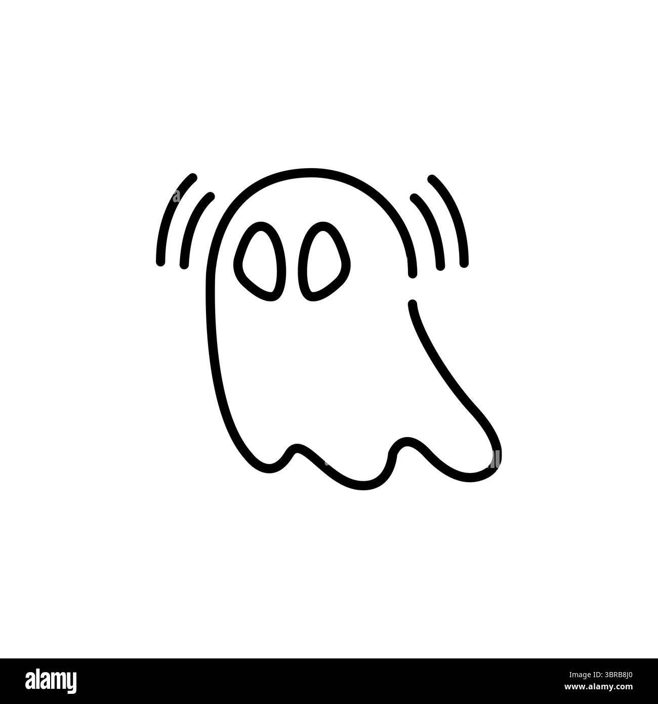 Icona fantasma Illustrazione Vettoriale