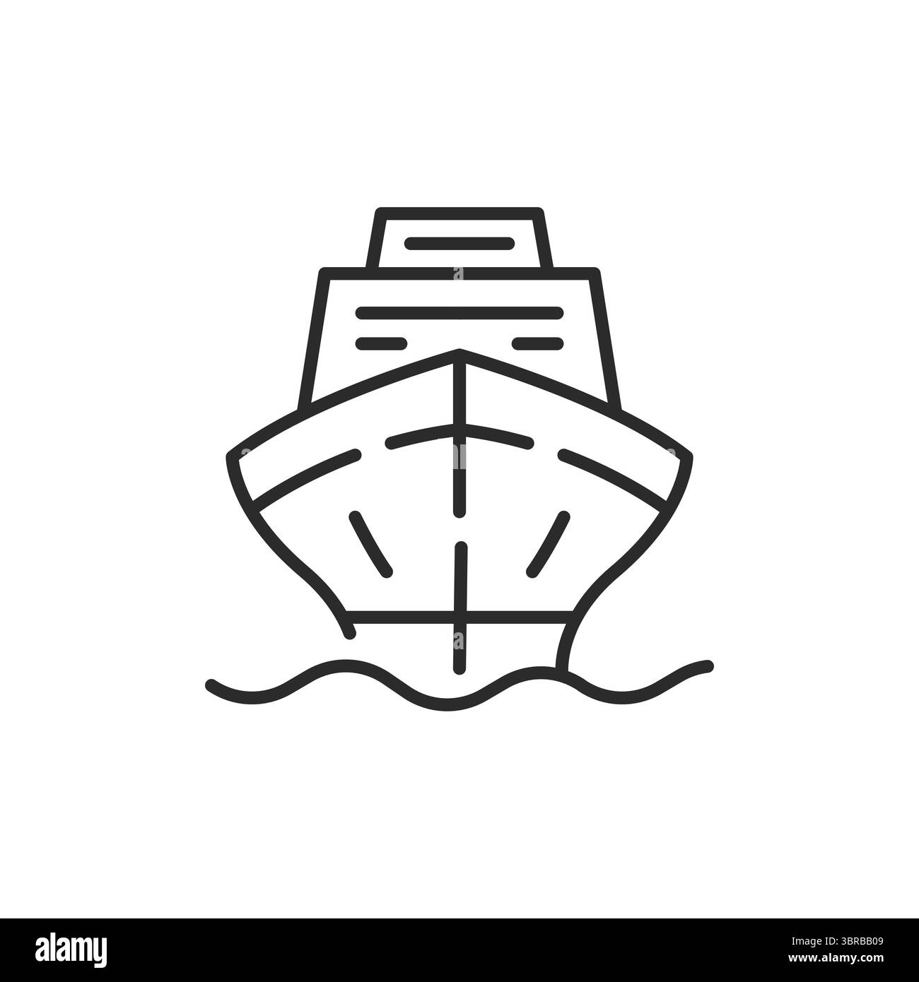 Icona della nave Illustrazione Vettoriale