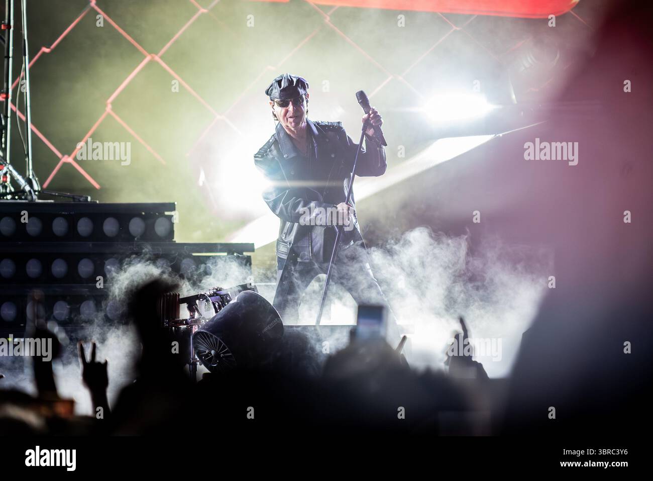 Klaus Meine degli Scorpions Foto Stock