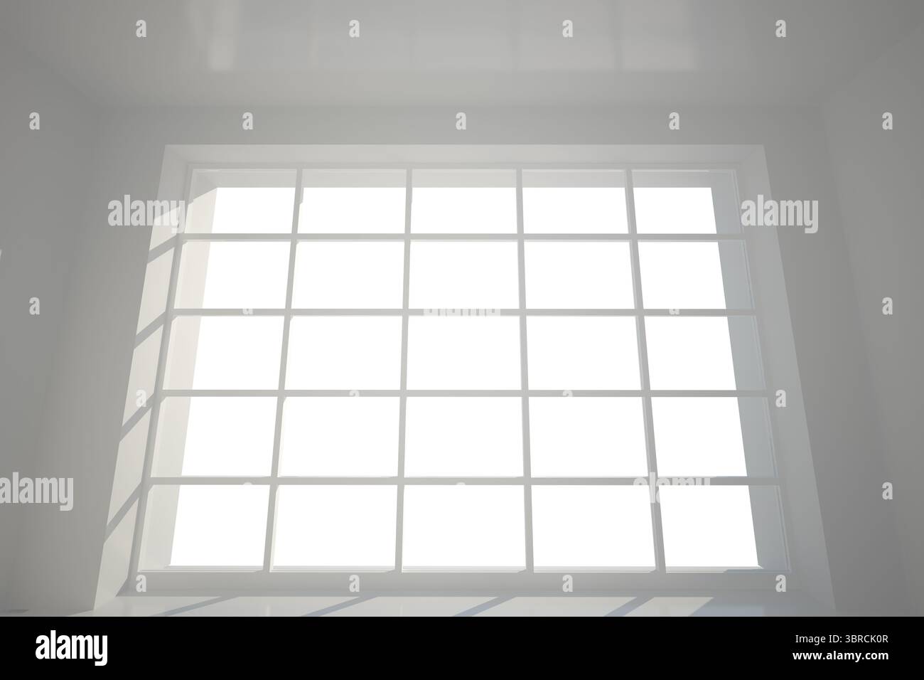 Parete ricoperta con windows Foto Stock